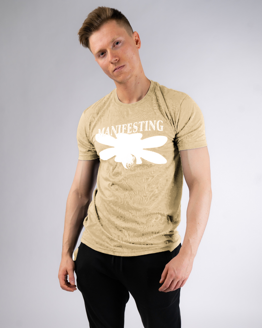 Short Sleeve "Manifesting" T-Shirt (SAND)